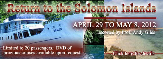 Solomon Islands cruise tour